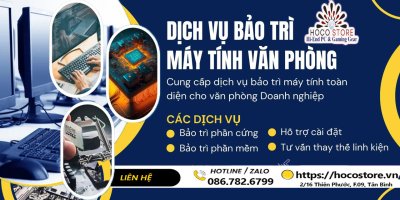 Dịch Vụ Bảo Trì Hệ Thống Máy Tính Công Ty Theo Tháng