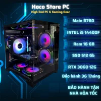 PC Gaming HCS I5 14400F RAM 16G RTX 3060 12G SSD 512GB