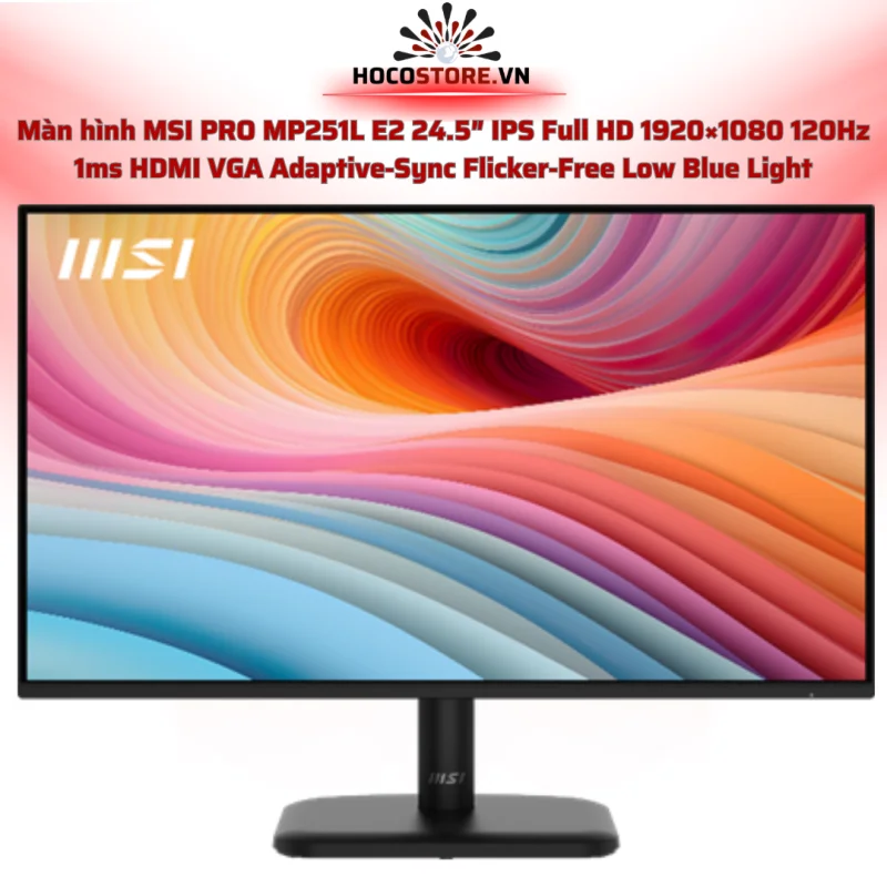 Màn hình MSI PRO MP251L E2 24.5" FHD 120Hz IPS | HOCO STORE PC