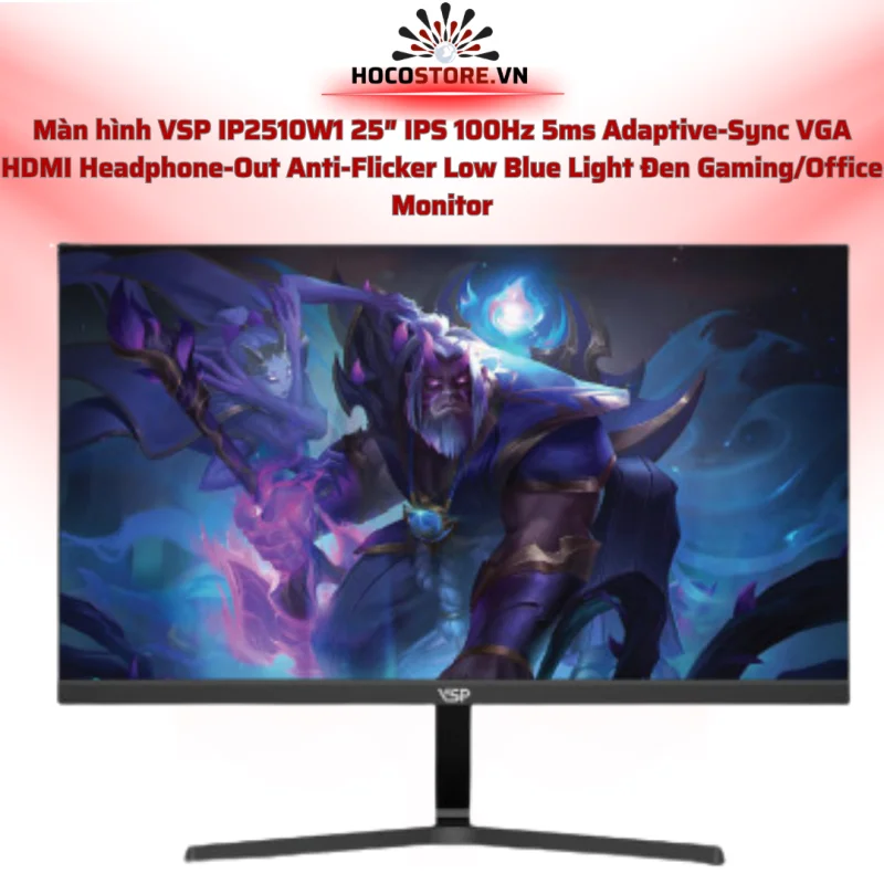 Màn Hình IP2510W1 25" IPS 100Hz | VGA & HDMI | 5ms | HOCO STORE PC