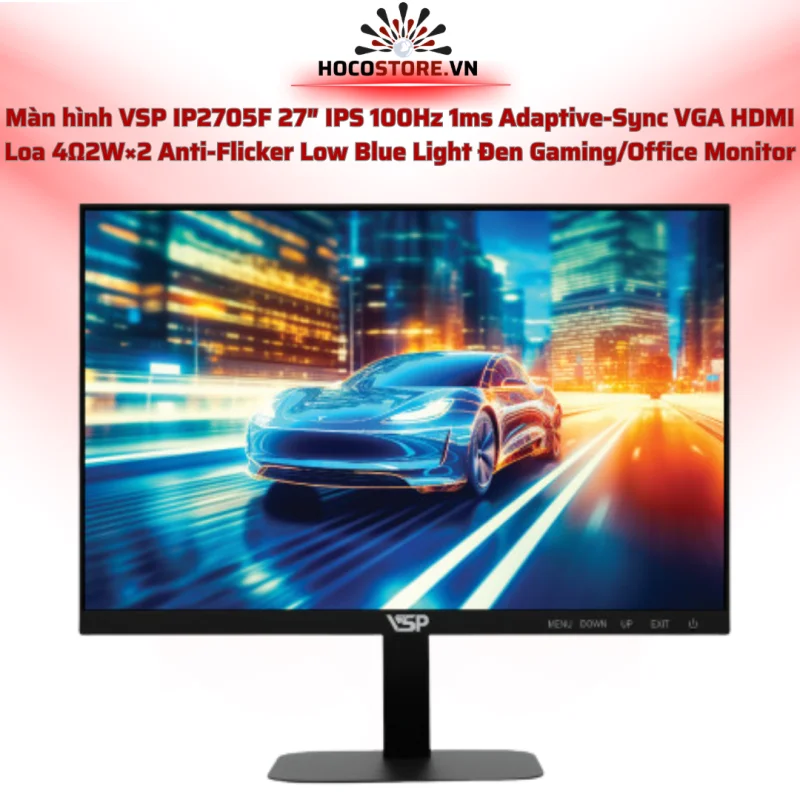 Màn Hình IP2705F 27 Inch IPS 100Hz 1ms Loa HDMI VGA| HOCO STORE PC