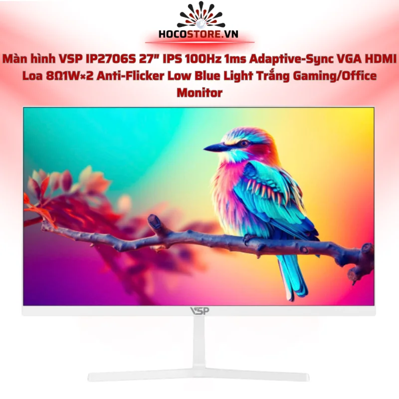 Màn hình IP2706SG Trắng 27 inch IPS 120Hz 1ms | HOCO STORE PC