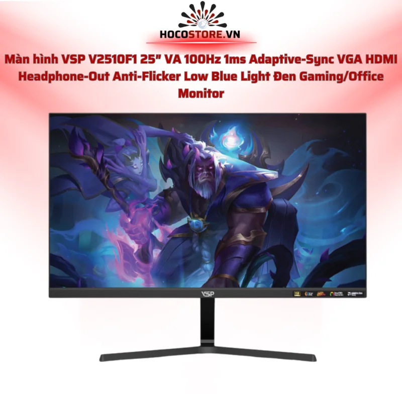 Màn Hình V2510F1 25 Inch VA 100Hz 1ms | HOCO STORE PC