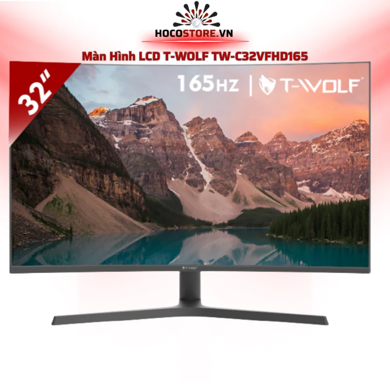 Màn hình LCD T-WOLF TW-C32VFHD165 32 inch Cong VA 165Hz 1ms Full HD | HOCO STORE PC