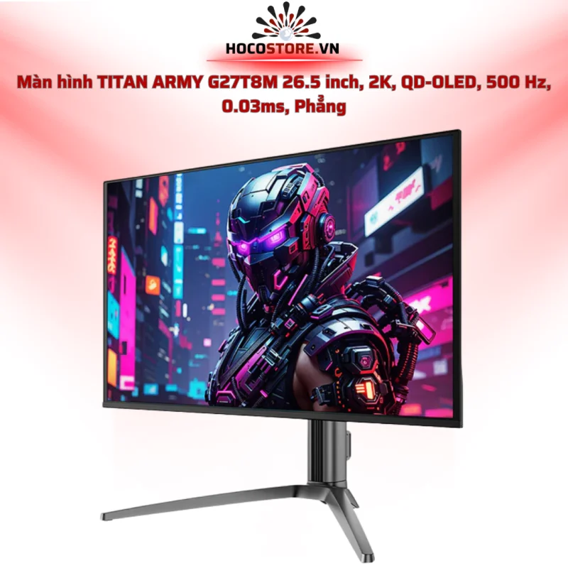 Màn hình TITAN ARMY G27T8M 26.5” 2K QD-OLED 500Hz 0.03ms | HOCO STORE PC