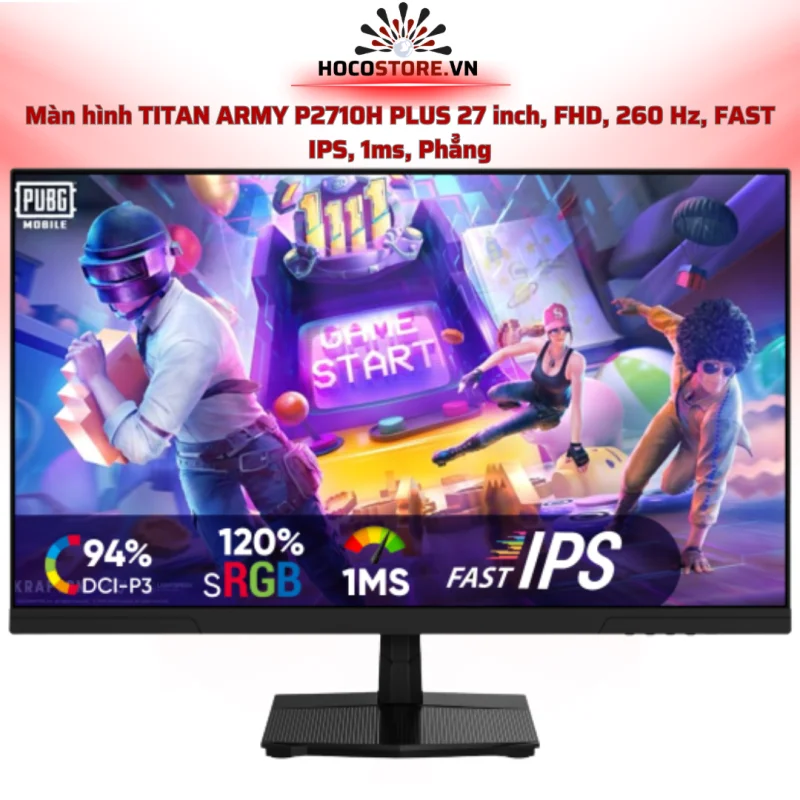 Màn Hình TITAN ARMY P2710H PLUS 27" FHD 260Hz IPS 1ms | HOCO STORE PC