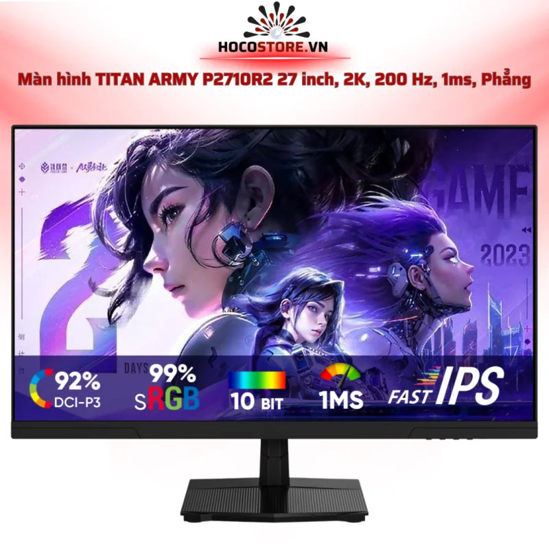 Màn Hình TITAN ARMY P2710R2 27 inch 2K 200Hz 1ms IPS | HOCO STORE PC