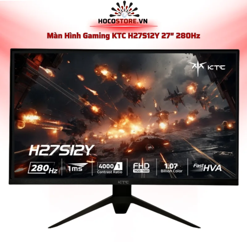 Màn hình KTC H27S12Y 27” FHD 280Hz Cong, 1ms Gaming | HOCO STORE PC