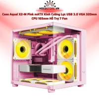 CASE MÁY TÍNH AQUAL X2-M PINK | HOCO STORE PC