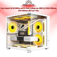 Case Máy Tính Aqual X2-M White | HOCO STORE PC