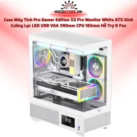 Case Máy Tính Pro Gamer Edition X3 Pro Monitor White | HOCO STORE PC