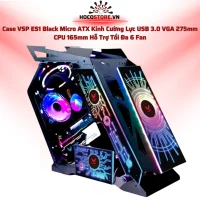 Case Máy Tính VSP Esport Republic Of Gamers ES1 Đen | HOCO STORE PC