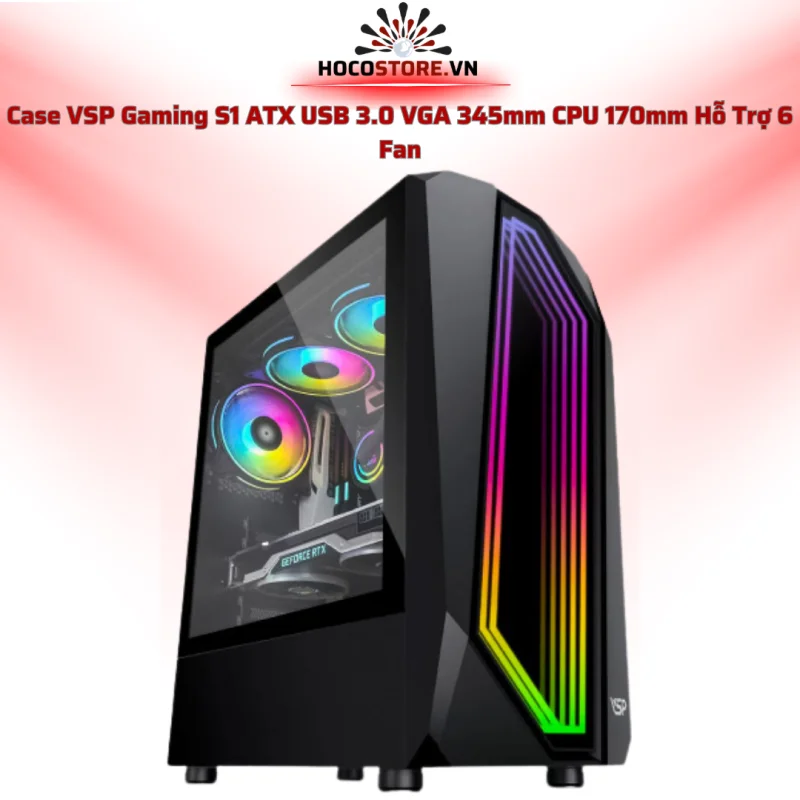 Case Máy Tính VSP Gaming S1 ATX | HOCO STORE PC
