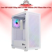 Case Máy Tính VSP Gaming KA29 Trắng + 4 Fan LED RGB | HOCO STORE PC