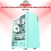 Case máy tính VSP V4 Xanh | HOCO STORE PC