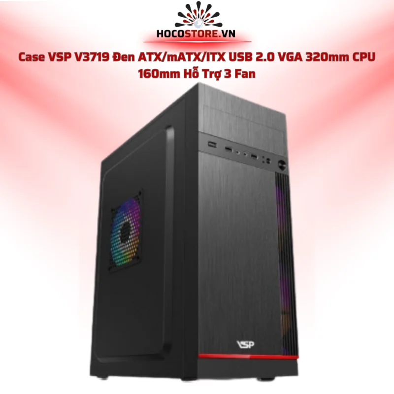 Case Văn Phòng ATX VSP V3719 | HOCO STORE PC