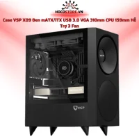 Case Máy Tính VSP Micro Gaming X09 Đen | HOCO STORE PC