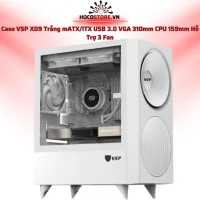 Case Máy Tính VSP Micro Gaming X09 Trắng | HOCO STORE PC