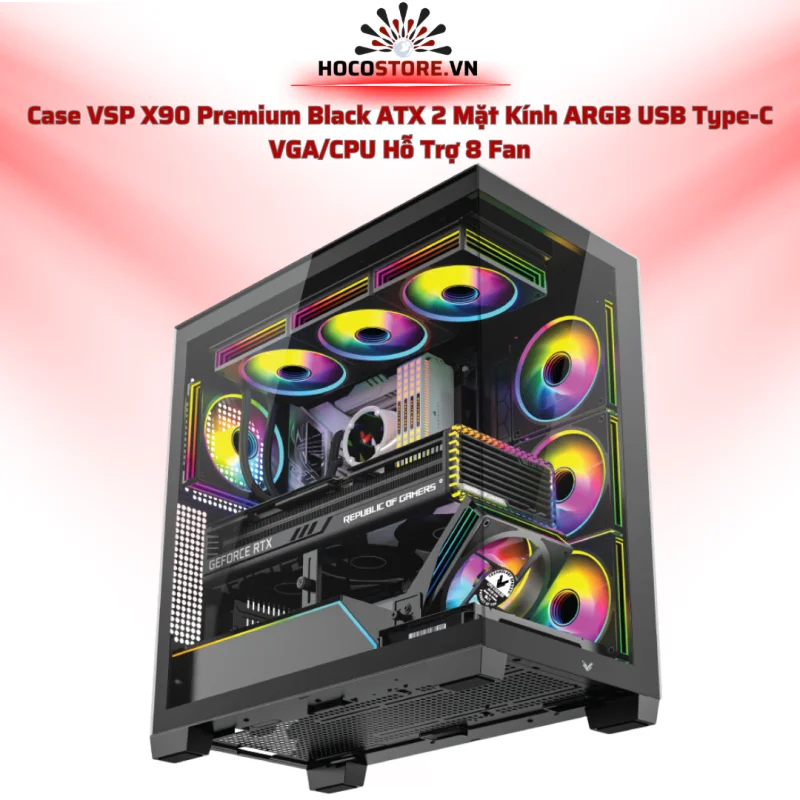 Case VSP X90 Premium ARGB | HOCO STORE PC
