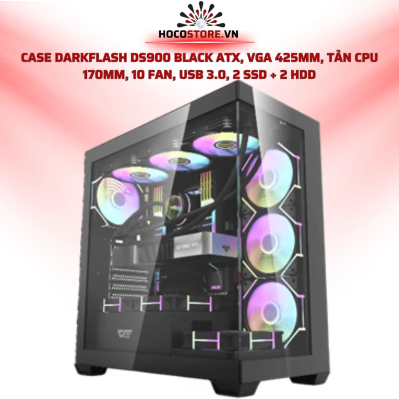 Case Darkflash DS900 Black | HOCO STORE PC