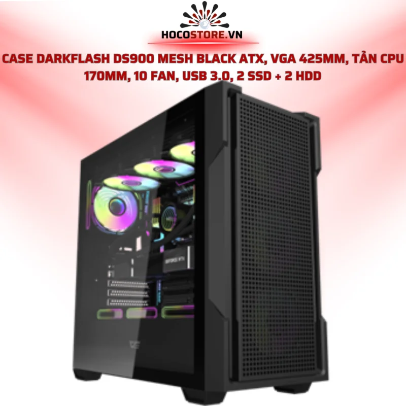 Case Darkflash DS900 Black Mesh | HOCO STORE PC