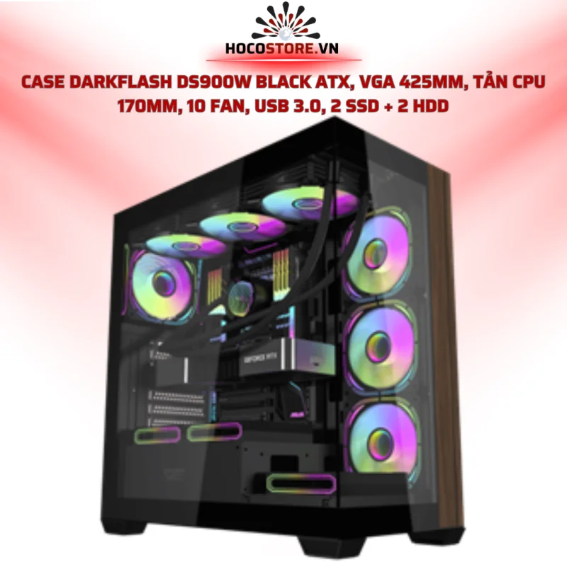 Case Darkflash DS900W Black | HOCO STORE PC