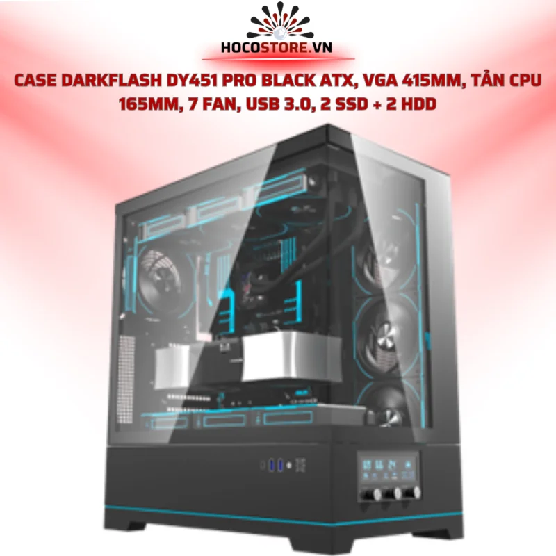 CASE DARK FLASH DY451 PRO BLACK | HOCO STORE PC