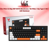 Bàn Phím VSP VK78 84 Phím, LED Rainbow, Núm Volume | HOCO STORE PC