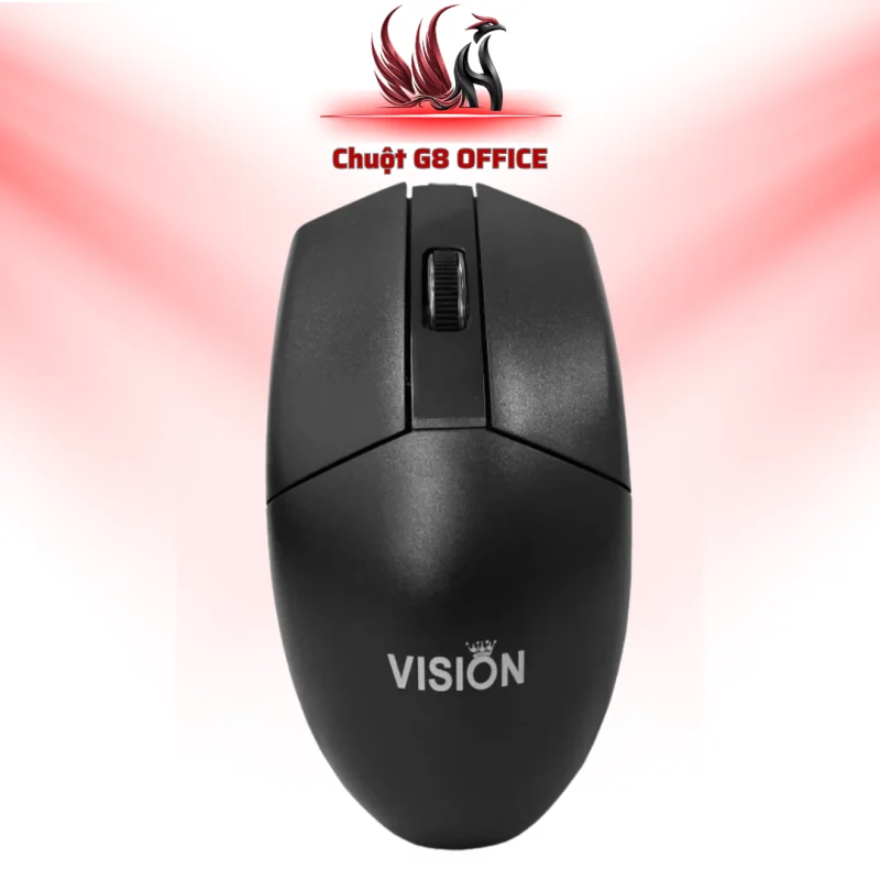 Chuột Vision G8 USB 1500 DPI, Dây 1.5m, Văn Phòng Bền | HOCO STORE PC