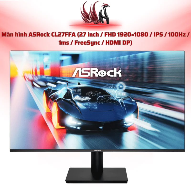 Màn Hình ASRock CL27FFA 27 inch IPS 165Hz – Monitor Gaming Full HD Mượt Mà | HOCO STORE PC
