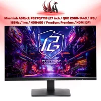 Màn Hình ASRock PG27QFT1B 27 inch IPS 2K 165Hz – Monitor Gaming QHD Cao Cấp | HOCO STORE PC