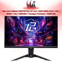 Màn Hình ASRock PG27QFT2A 27 inch IPS 2K 180Hz – Monitor Gaming QHD Siêu Mượt | HOCO STORE PC