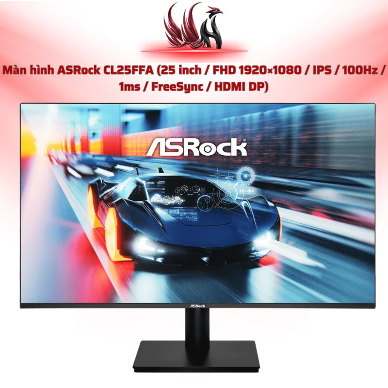 Màn Hình ASRock CL25FFA 24.5 inch IPS 144Hz – Monitor Gaming Full HD Mượt Giá Tốt | HOCO STORE PC