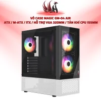 Vỏ Case MAGIC GM-04 Air  ATX / M-ATX / ITX / Hỗ Trợ VGA 320mm / Tản Khí CPU 155mm| HOCO STORE PC