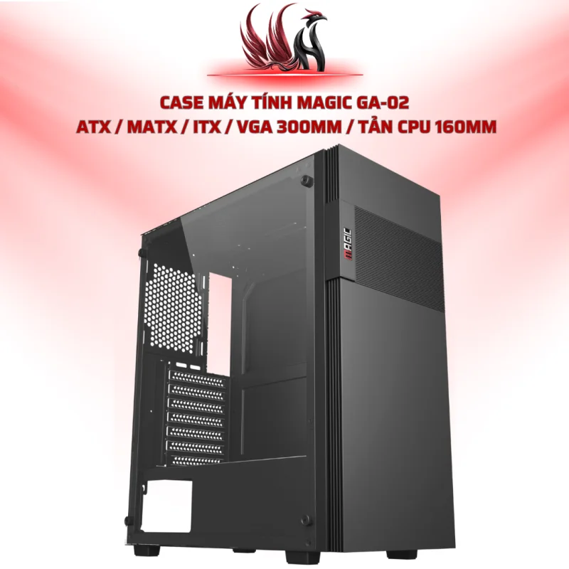 Case Máy Tính MAGIC GA-02  ATX / MATX / ITX / VGA 300mm / Tản CPU 160mm | HOCO STORE PC