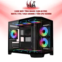 Case Máy Tính MAGIC CUBI-M Pro   MATX / ITX / VGA 400mm / Tản CPU 165mm | HOCO STORE PC