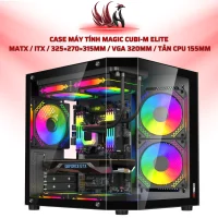 Case Máy Tính MAGIC CUBI-M ELITE  MATX / ITX / 325×270×315mm / VGA 320mm / Tản CPU 155mm | HOCO STORE PC