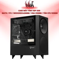 Case Máy Tính VSP X09   MATX / ITX / 365x200x426mm / VGA 310mm / Tản CPU 159mm | HOCO STORE PC