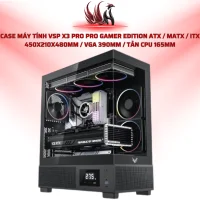 Case Máy Tính VSP X3 Pro Pro Gamer Edition ATX / MATX / ITX 450x210x480mm / VGA 390mm / Tản CPU 165mm | HOCO STORE PC
