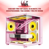 Case Máy Tính vsp Aqual X2-M MATX / ITX 325x270x330mm / VGA 320mm / Tản CPU 165mm | HOCO STORE PC
