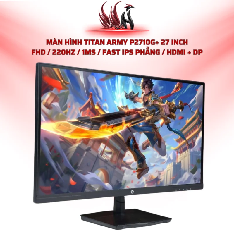 Màn Hình TITAN ARMY P2710G+ 27 Inch FHD / 220Hz / 1ms / Fast IPS Phẳng / HDMI + DP | HOCO STORE PC