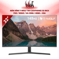 Màn Hình T-WOLF TW-C32VFHD165 32 Inch FHD / 165Hz / VA Cong / HDMI + VGA | HOCO STORE PC