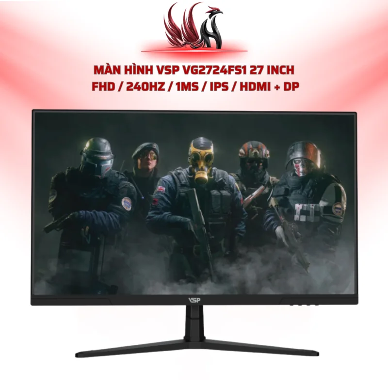 Màn Hình VSP VG2724FS1 27 Inch  FHD / 240Hz / 1ms / IPS / HDMI + DP | HOCO STORE PC