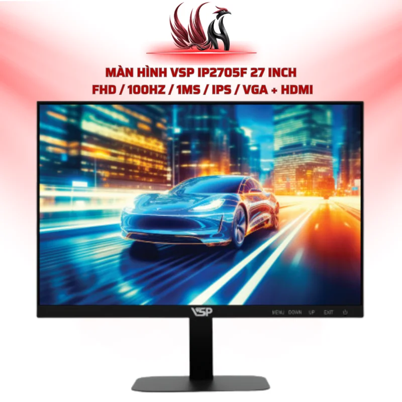 Màn Hình VSP IP2705F 27 Inch  FHD / 100Hz / 1ms / IPS / VGA + HDMI | HOCO STORE PC