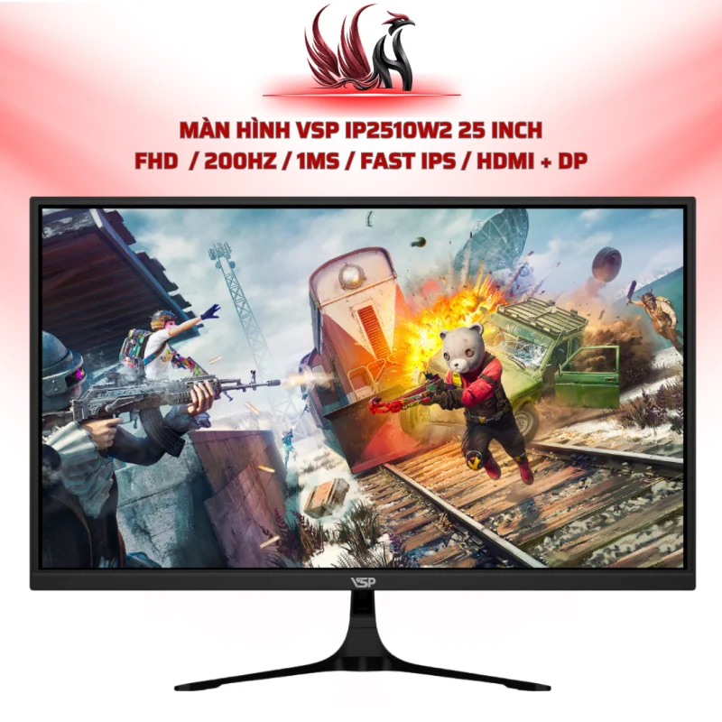 Màn Hình VSP IP2510W2 25 Inch FHD  / 200Hz / 1ms / Fast IPS / HDMI + DP| HOCO STORE PC