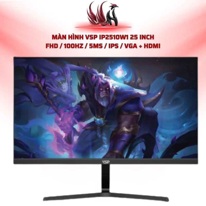 Màn Hình VSP IP2510W1 25 Inch FHD / 100Hz / 5ms / IPS / VGA + HDMI | HOCO STORE PC