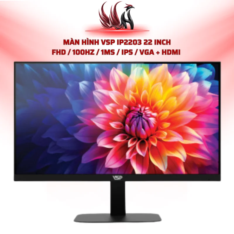 Màn Hình VSP IP2203 22 Inch FHD / 100Hz / 1ms / IPS / VGA + HDMI  | HOCO STORE PC