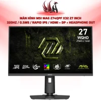Màn Hình MSI MAG 274QPF X32 27 Inch  320Hz / 0.5ms / Rapid IPS / HDMI + DP + Headphone Out | HOCO  STORE PC 