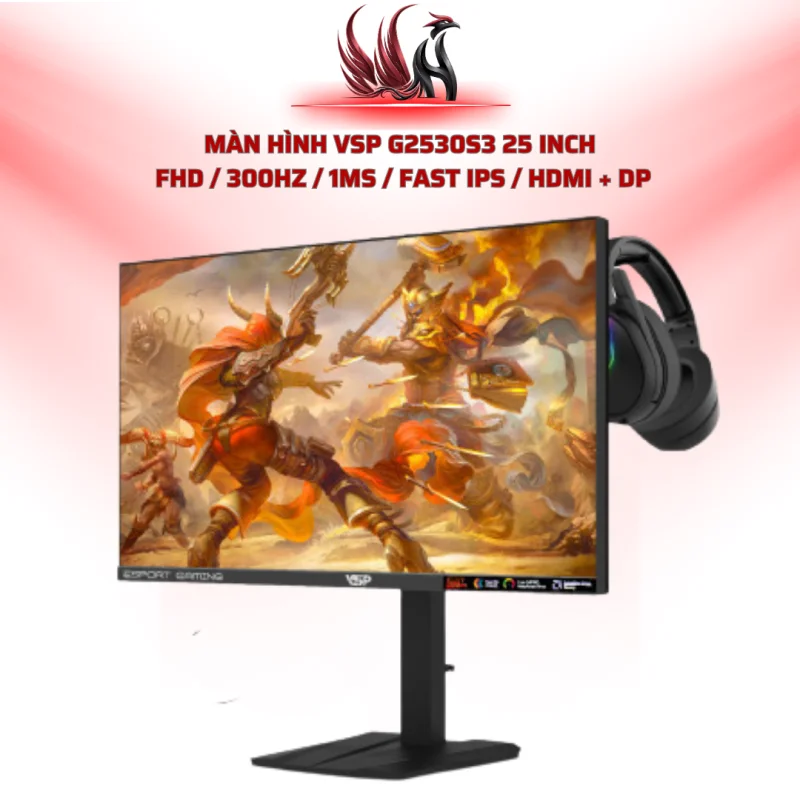 Màn Hình VSP G2530S3 25 Inch  FHD / 300Hz / 1ms / Fast IPS / HDMI + DP | HOCO STORE PC
