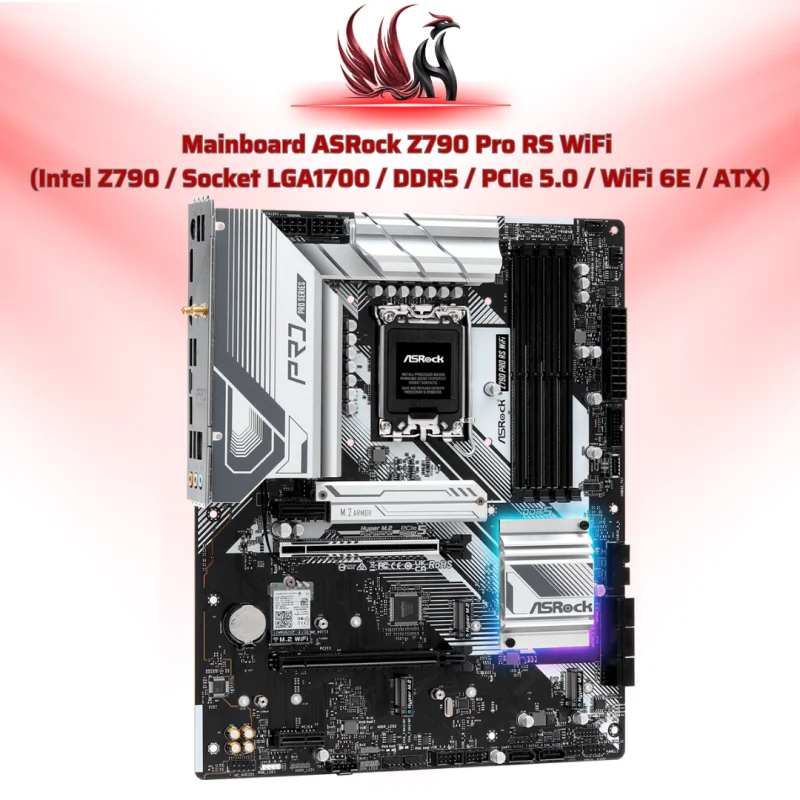 Mainboard ASRock Z790 Pro RS WiFi Intel Z790 LGA 1700 DDR5 ATX – Bo Mạch Chủ Gaming Cao Cấp | HOCO STORE PC